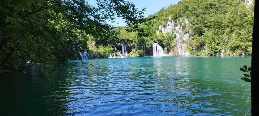 From Zadar: Plitvice Lakes Tour with Boat & Train Ride - The Kozjak boat ride