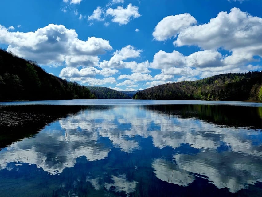 From Zadar: Plitvice Lakes Tour with Boat & Train Ride - The panoramic train and upper views