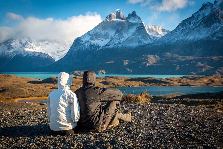 Full-day excursion to Torres del Paine National Park - Lake Pehoé and the French Valley view