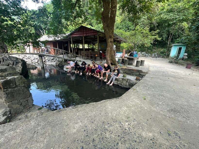 Full day hike - climbing in Jungle of Cat Ba National park - Returning through Cai Beo floating village