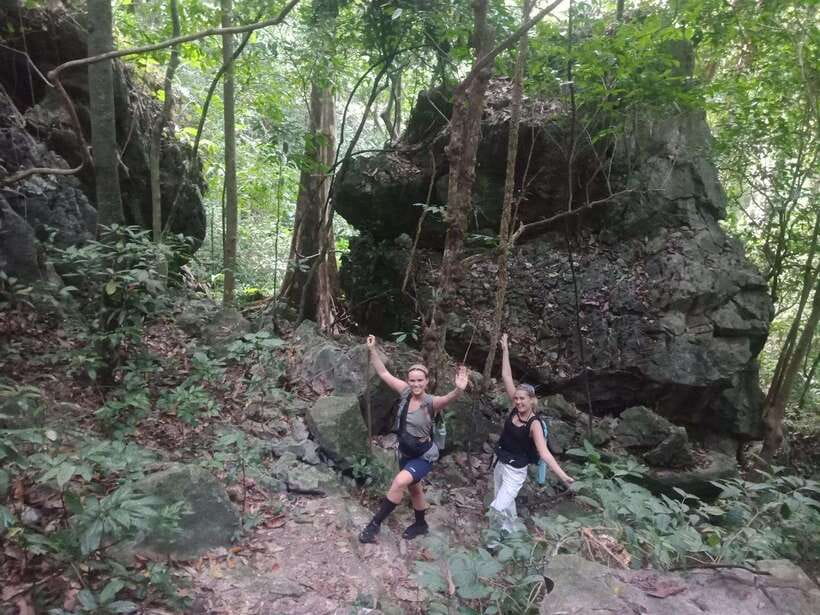 Full day hike - climbing in Jungle of Cat Ba National park - The morning climb through Cat Ba’s forest