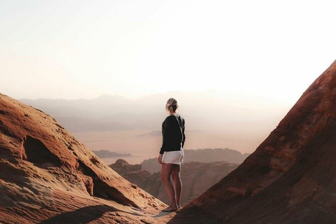 Full day Jeep Tour in Wadi Rum desert - The morning route from the temple to Khazali Canyon