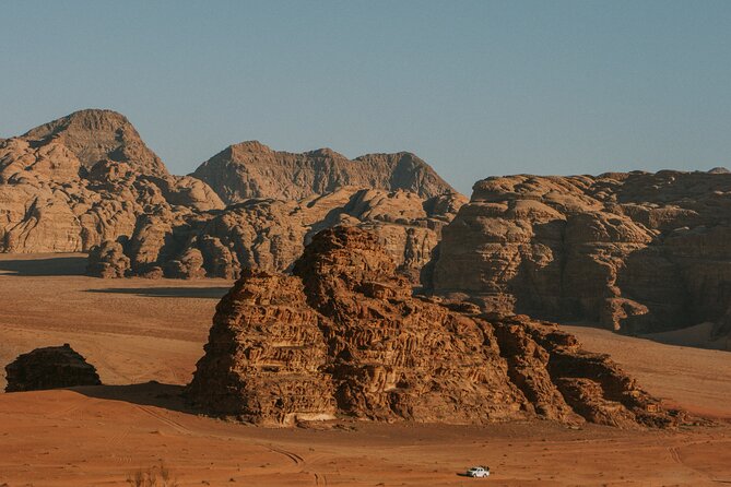 Full day Jeep Tour in Wadi Rum desert - The afternoon: Mushroom Rock, Burdah Mountain, and the Red Canyon