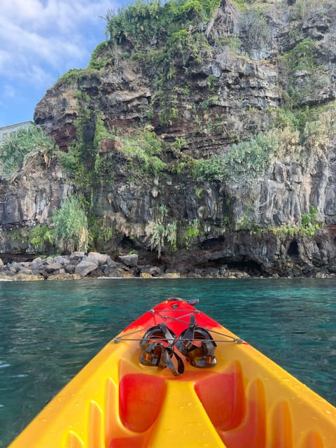Funchal: Kayak & Snorkeling in Garajau Nature Reserve - From the Cristiano Ronaldo Statue to the Sea