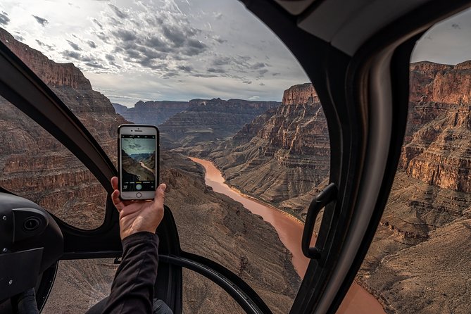Grand Canyon Deluxe Helicopter Tour with Landing from Las Vegas - Lake Las Vegas, Lake Mead, and Hoover Dam from above