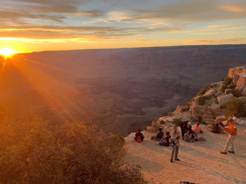 Grand Canyon National Park: Guided Sunset Hummer Tour - Riding the Hummer along paved South Rim roads