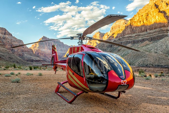 Grand Canyon West Rim Helicopter Tour with Champagne Toast - The flight back and the Las Vegas option