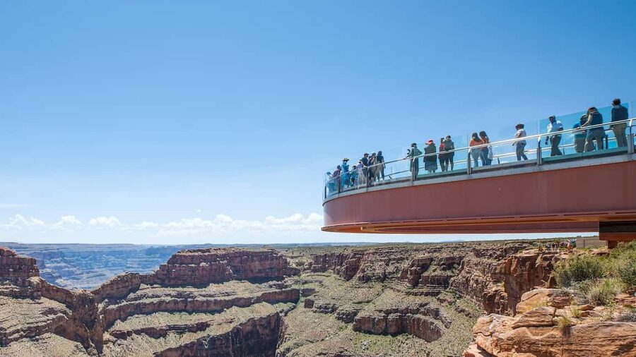 Grand Canyon West: Skywalk Admission + All Access Pass - The Skywalk: a short walk with a serious drop