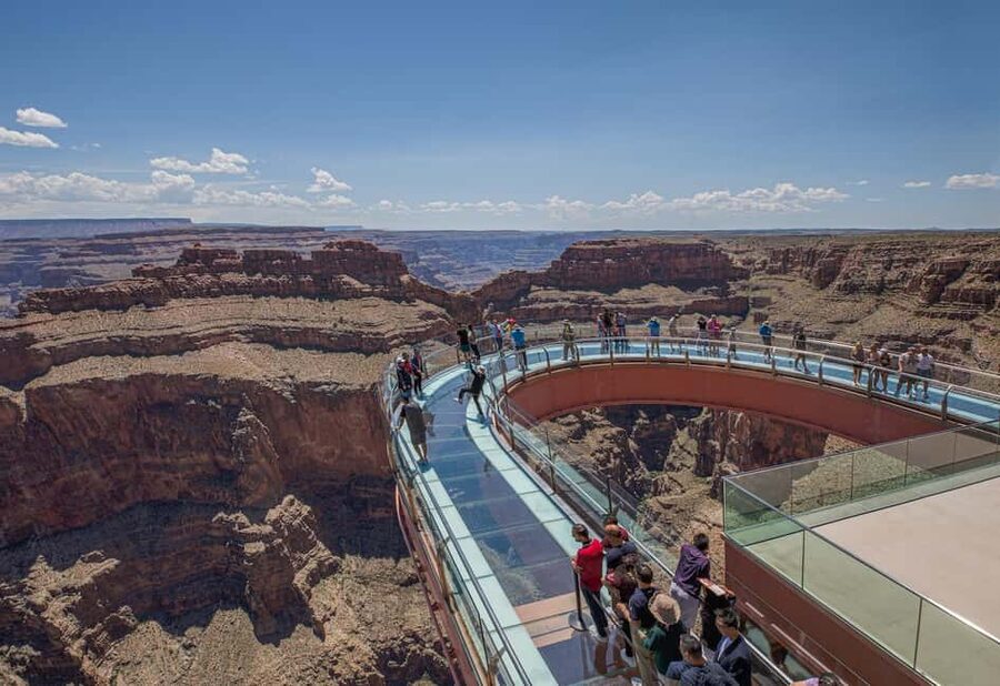 Grand Canyon West: Skywalk Admission + All Access Pass - Guano Point gives you the best canyon time