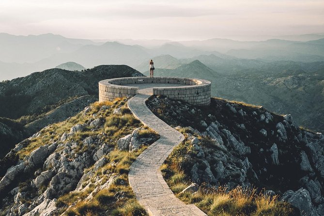 Great Montenegro Tour-Lovcen NP,Mausoleum Lovcen,River of Crnojevic,Sveti Stefan - Lovcen National Park and the 461-step climb