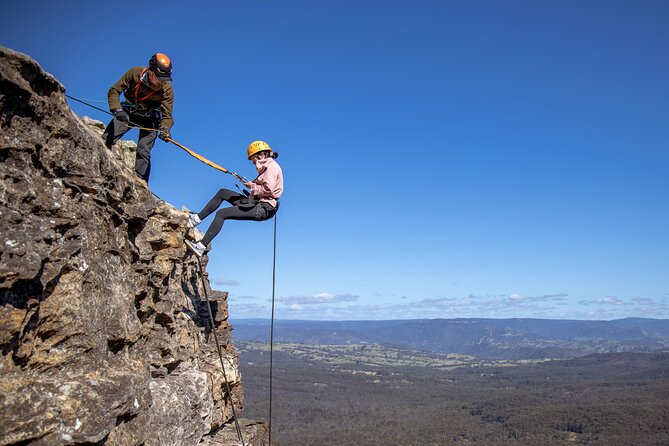 Half-Day Abseiling Adventure in Blue Mountains National Park - The 30-metre overhanging drop