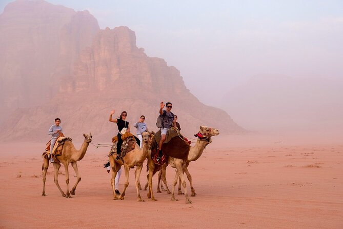 Half day Jeep Tour in Wadi Rum incl. water and Bedouin tea - Khazali Canyon’s Inscriptions