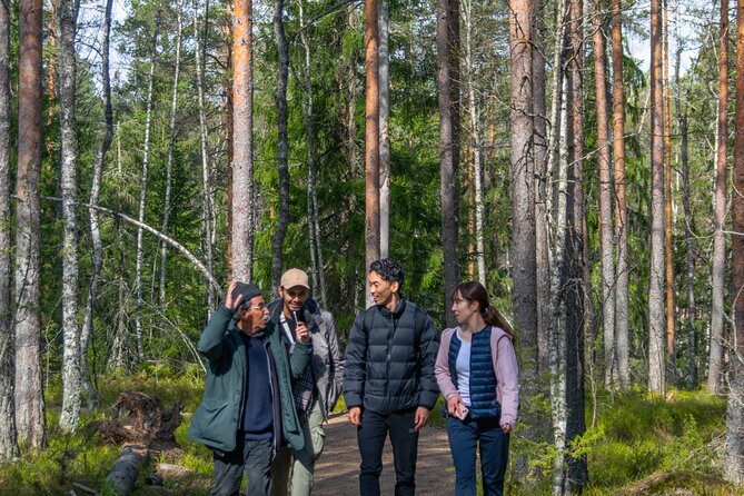 Helsinki: Nuuksio National park hiking with campfire lunch - A 7.5 km route with climbs and scenic pauses