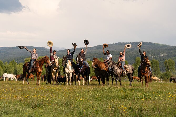 Horseback Riding with Grand Teton Views in Jackson Hole - On the trail through Bridger-Teton National Forest