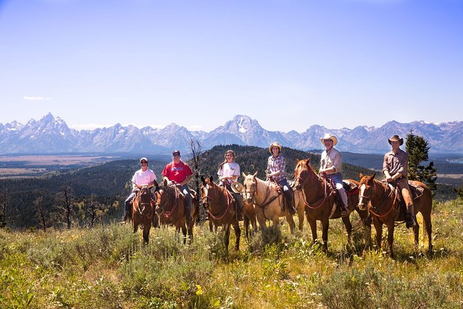 Horseback Riding with Grand Teton Views in Jackson Hole - Leaving Heart Six Ranch near Moran