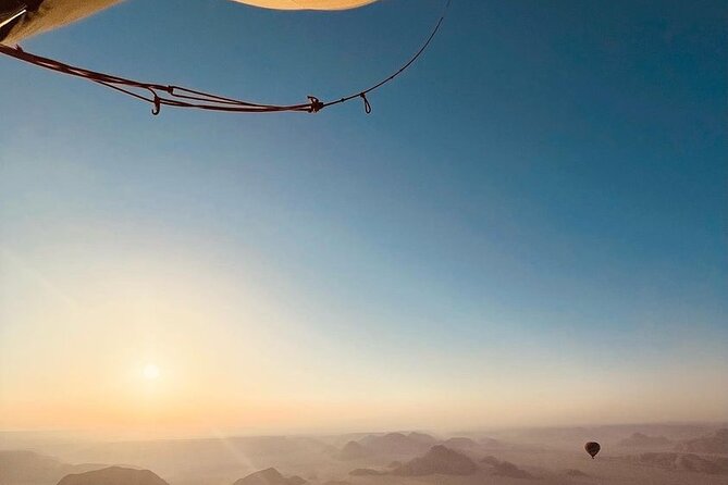 Hot Air Balloon Flight at Wadi Rum - Seeing Wadi Rum from a balloon at sunrise