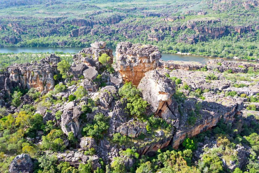 Jabiru: Guided Flight over Kakadu National Park - The dry-season route through river country