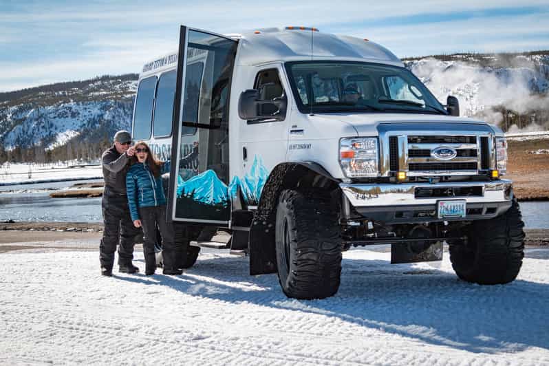 Jackson: Yellowstone Snowcoach Tour to Old Faithful - Moose Falls, Lewis Canyon, and Lewis Falls