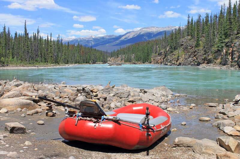 Jasper: Canyon Run Family Whitewater Rafting - The 30-minute ride to Athabasca Falls
