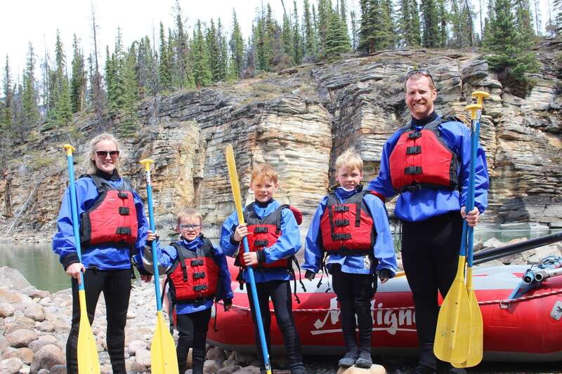 Jasper: Canyon Run Family Whitewater Rafting - Meeting at 638 Connaught Drive in downtown Jasper