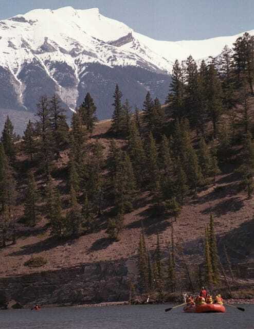 Jasper: Jasper National Park Easy 2-Hour Rafting Trip - A gentle Athabasca River trip, not a white-water workout