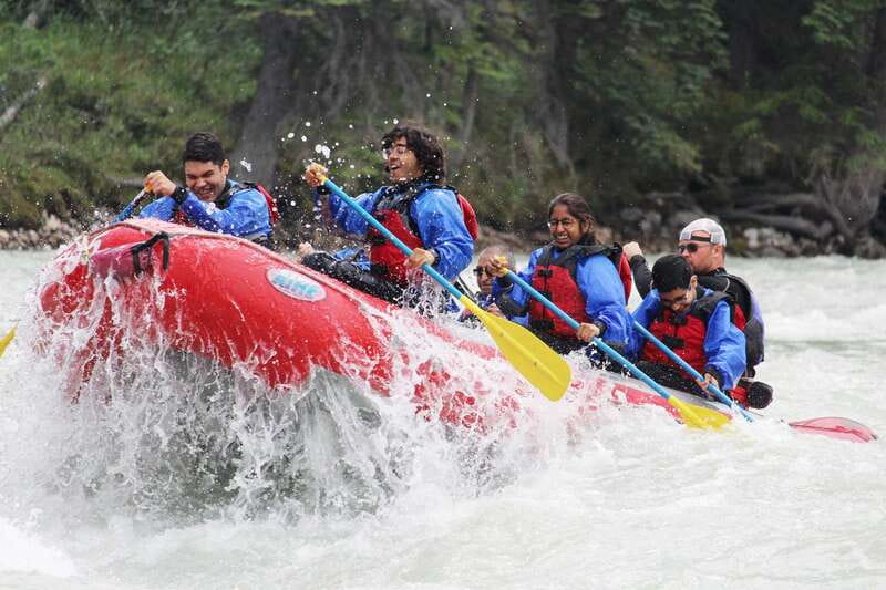 Jasper National Park Family Friendly Rafting Adventure - A gentle start on the Athabasca River
