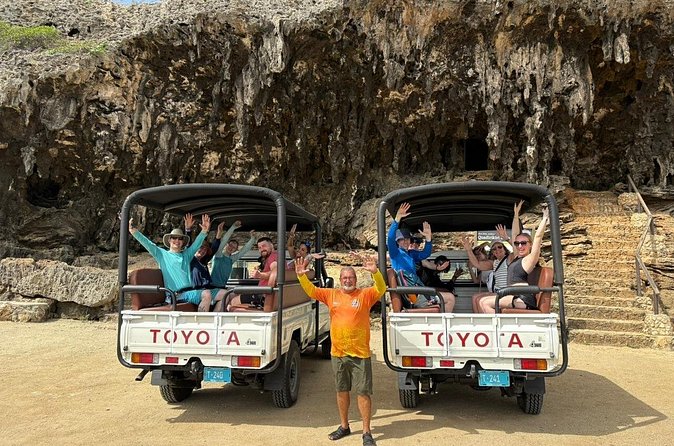 Jeep Tour Arikok National Park and Snorkeling at Baby Beach - Quadirikiri Cave is made for unusual photographs