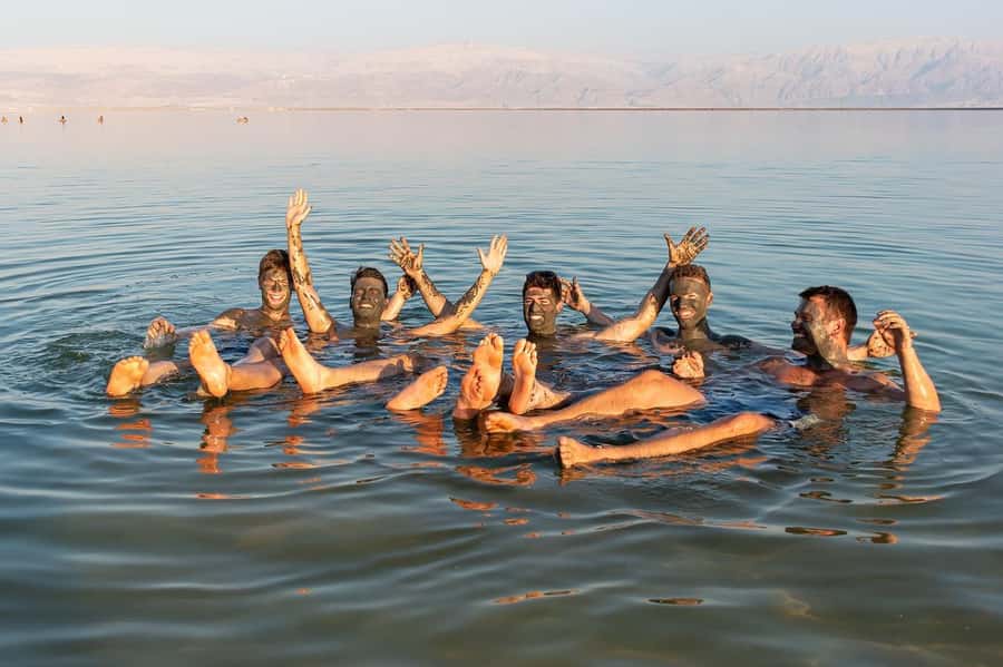Jerusalem: Masada National Park and Dead Sea Excursion - The Dead Sea, salt shores, and a careful swim