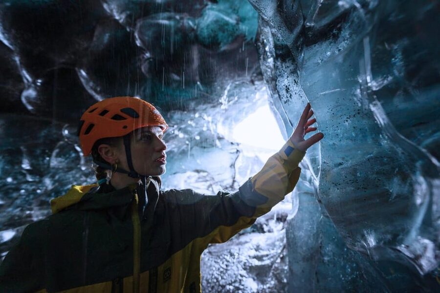 Jökulsárlón: The Original Ice Cave Tour on Vatnajökull - Inside one to three natural blue ice features