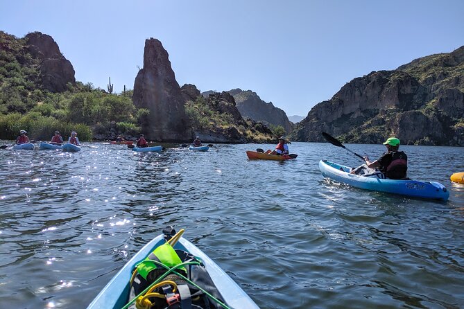 Kayaking 2 Hr Canyon & Cliffside on Saguaro Lake - The safety briefing is short but useful
