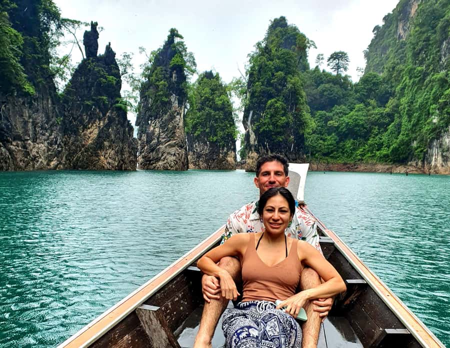 Khao Sok: Cheow Lan Lake, Diamond Cave, Hiking, All Included - The morning ride from Khlong Sok to the dam