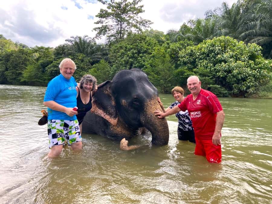 Khao Sok: Elephant Day Care, & Bamboo Rafting Day Tour - Floating down the Sok River on bamboo