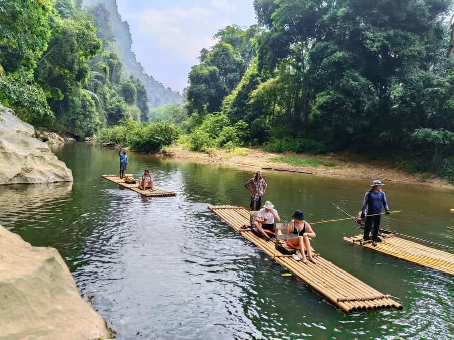 Khao Sok: Private Bamboo Rafting & Jungle Cave Temple Tour - What the guide and transport add