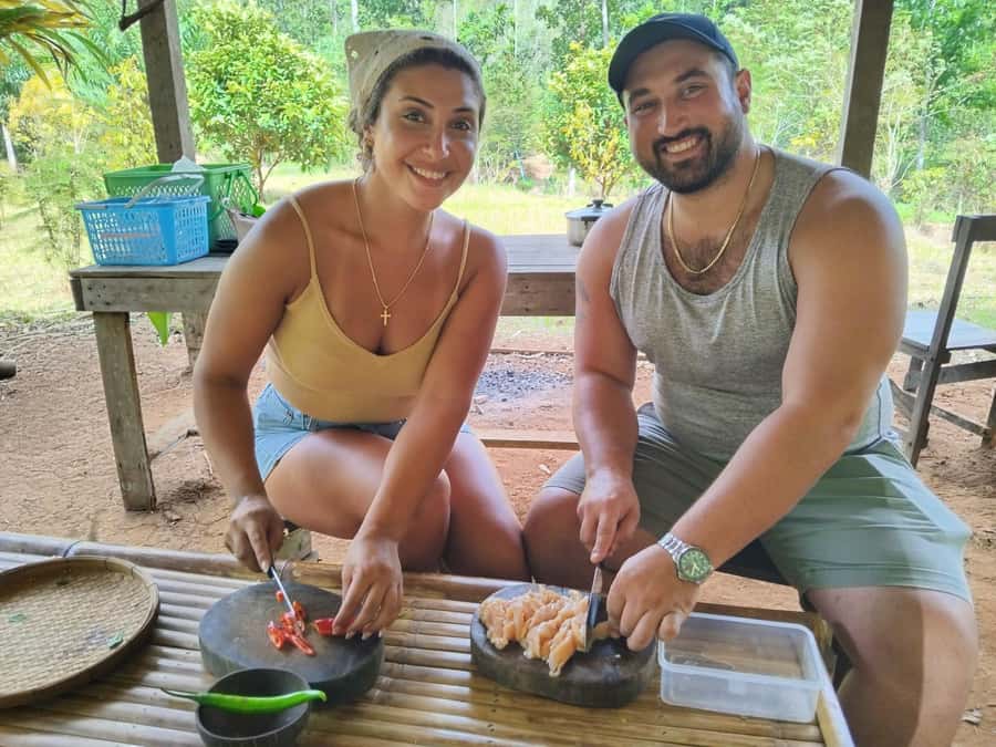 Khao Sok: Private Bamboo Rafting & Jungle Cooking Adventure - From river to garden, with no wasted transfer