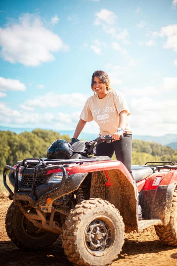 KhaoSok: Green Trails ATV Safari in Khao Sok - Following plantation tracks into the forest