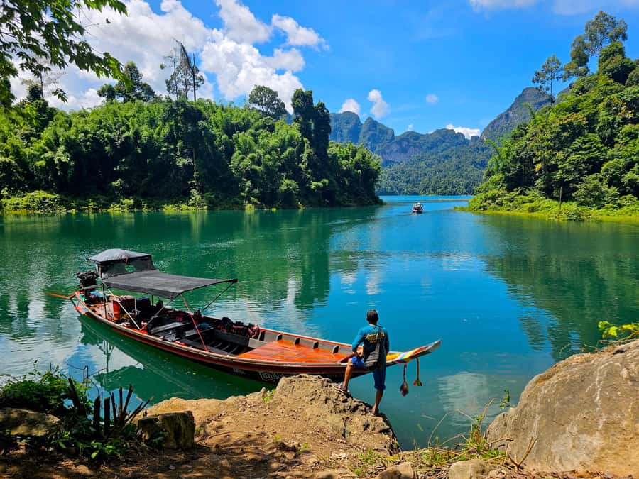 Krabi: Private Day Trip Khao Sok w/ Lake Boat Tour & Lunch - The Three Brothers photo stop