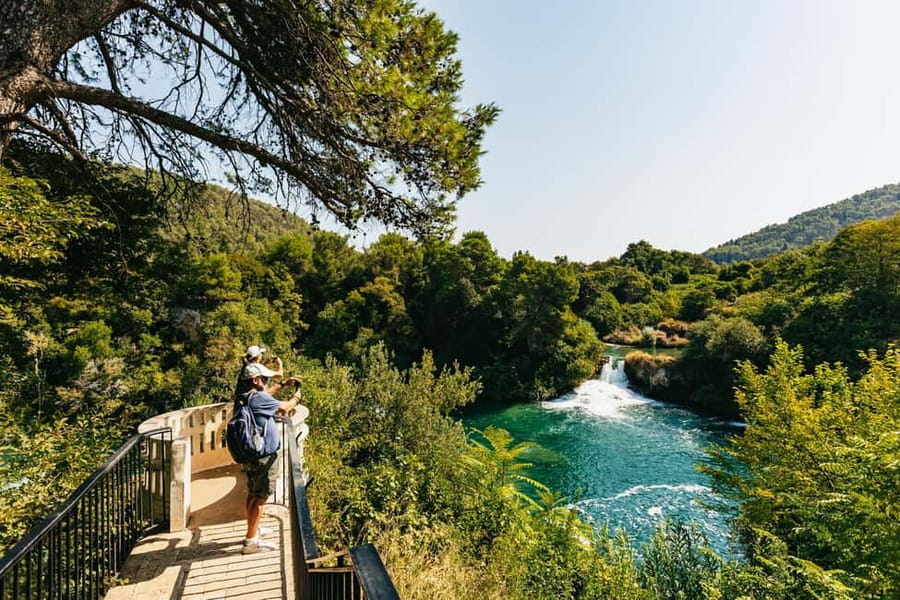 Krka National Park - All Sites - Entry ticket - Roški Slap offers a quieter second waterfall