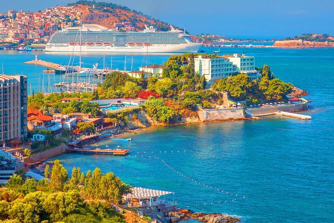 Kusadasi & National Park Boat Tours with Lunch and Transfer - What happens at the swimming stops