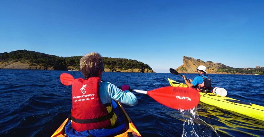 La Ciotat: Calanques National Park Guided Kayak Tour - Calanque du Mugel and the first caves