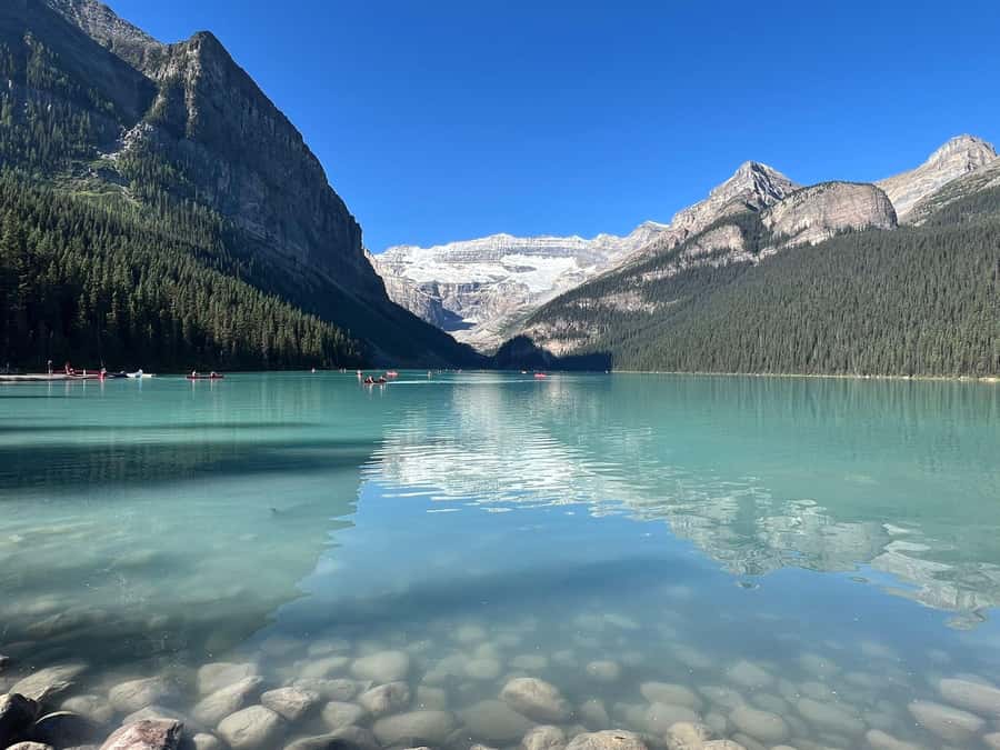 Lake Moraine Lake Louise Johnston Canyon Banff Town Day Tour - Key points at a glance