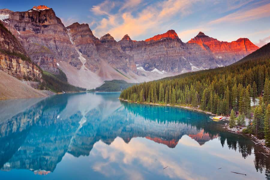 Lake Moraine Lake Louise Johnston Canyon Banff Town Day Tour - Moraine Lake depends on the season