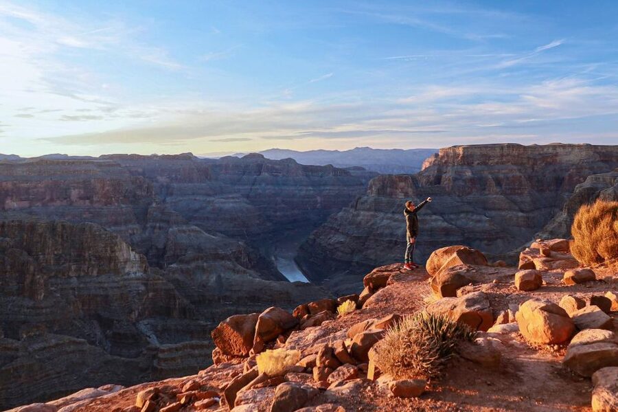 Las Vegas: Grand Canyon Flight with Optional Skywalk Entry - Guano Point and the best wide-angle view