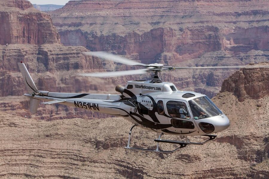 Las Vegas: Grand Canyon Heli Tour and Valley of Fire Landing - Las Vegas lights up on the return