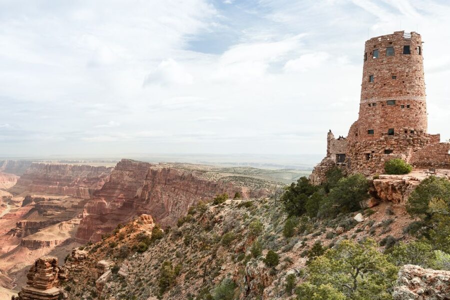 Las Vegas: Grand Canyon National Park Day Tour - Bright Angel Lodge: a different feel at the rim
