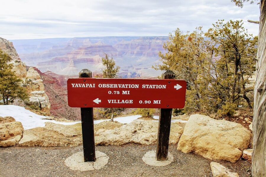 Las Vegas: Grand Canyon National Park South Rim Guided Tour - Mather Point gives you the first great reveal