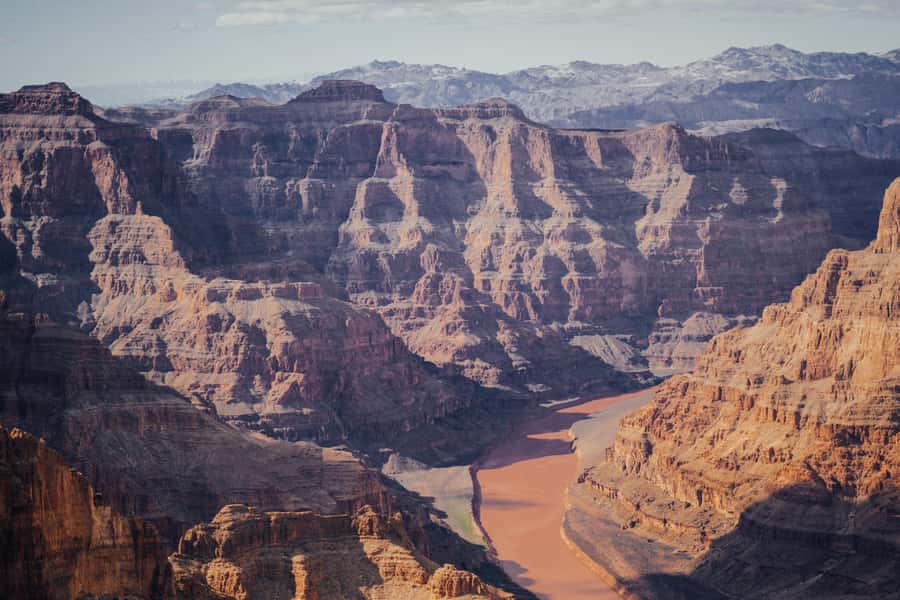 Las Vegas: Grand Canyon West Bus Tour with Guided Walk - Eagle Point, the village, and the first canyon view
