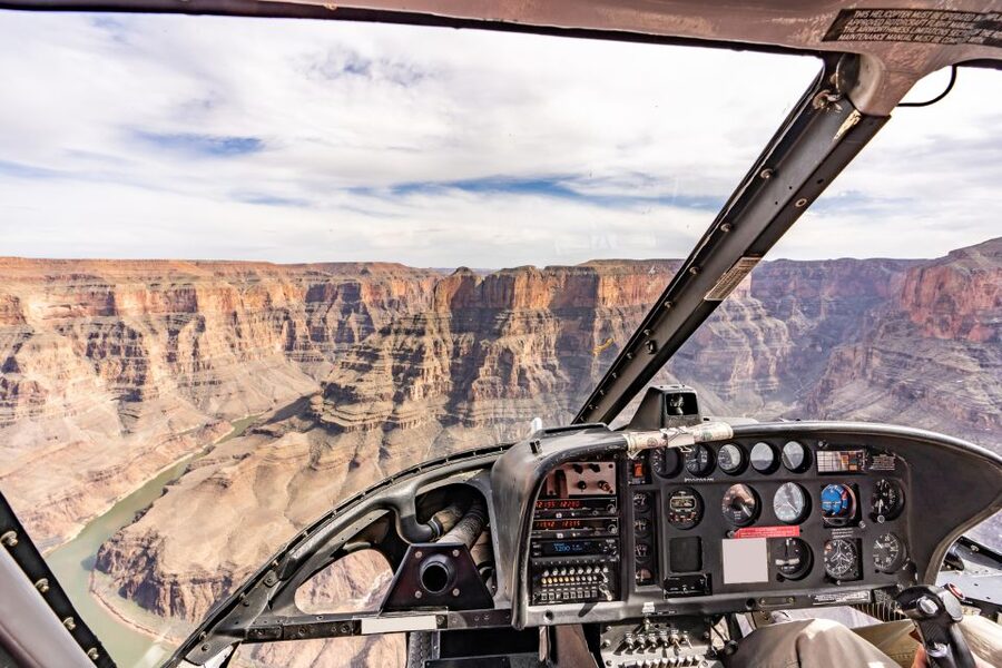Las Vegas: Grand Canyon West Rim Tour with Optional Skywalk - The helicopter landing at the canyon floor