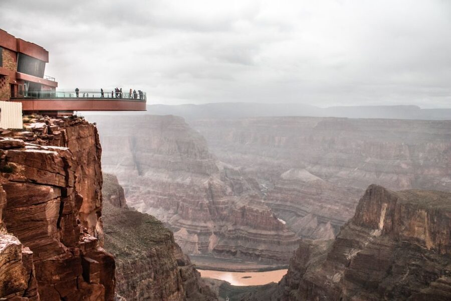 Las Vegas: Small Group Grand Canyon Skywalk, Hoover Dam Tour - Hoover Dam from two useful viewpoints