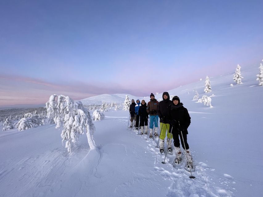 Levi: Pallas-Yllästunturi National Park Snowshoeing Tour - First steps on snowshoes