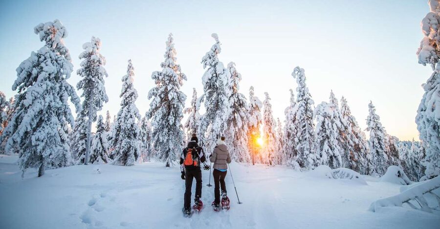 Levi: Snowshoe Adventure in the Wilderness - The campfire break is more than a snack stop